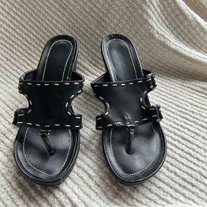 2 Lips Too women’s wedge sandals black size 8.5